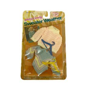VTG Shillman 1984 Young n Lovely Sweater Weather Knit Clothes For 11.5" Dolls